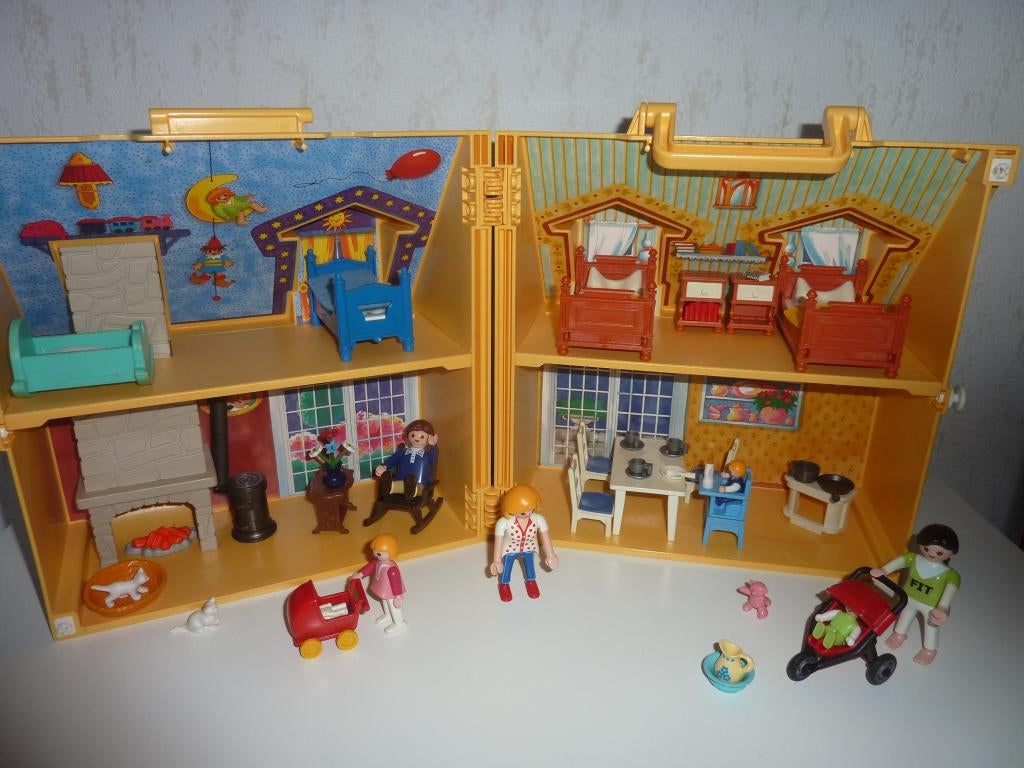 playmobil meeneem huis met inrichting, Ophalen of Verzenden
