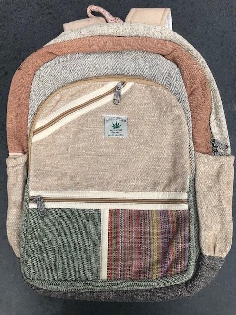 Hennep rugtas / schoudertas / schooltas ,handgemaakt, Nepal, Overige merken, 25 tot 40 cm, Nieuw, Ophalen of Verzenden