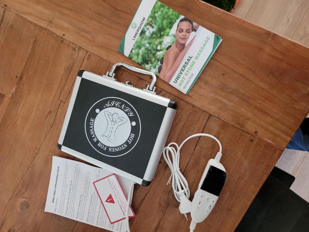 Hot stone massageset, Ophalen of Verzenden, Nieuw, Overige typen