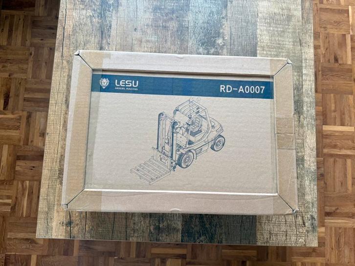 Heftruck Lesu RC 1/14 Kit, Hobby en Vrije tijd, Modelbouw | Auto's en Voertuigen, Nieuw, Auto, Groter dan 1:32, Tamiya, Ophalen of Verzenden