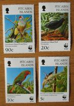 Pitcairn Islands, WWF serie Inheemse vogels, Verzenden, Postfris, Dier of Natuur