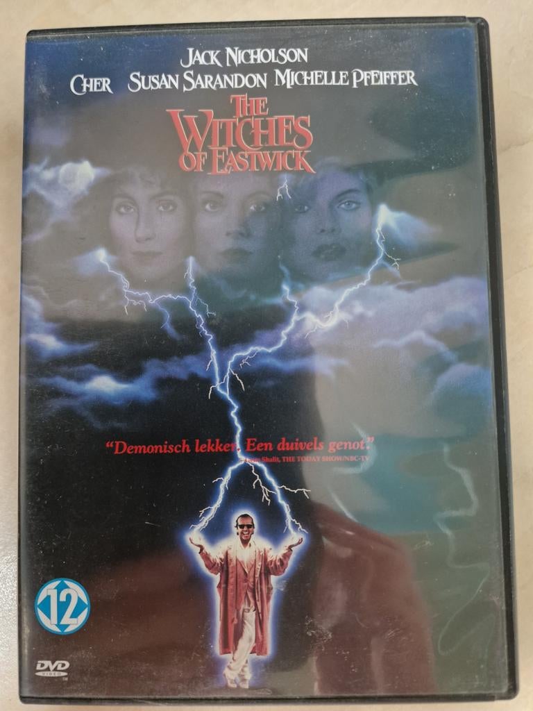 The Witches of Eastwick DVD, Vanaf 12 jaar, Ophalen of Verzenden, Zo goed als nieuw, Spoken en Geesten