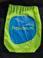 Leuke Helicon school Gymtas / Rugzak, Groen met Blauw., Overige merken, Gebruikt, 25 tot 40 cm, Ophalen of Verzenden