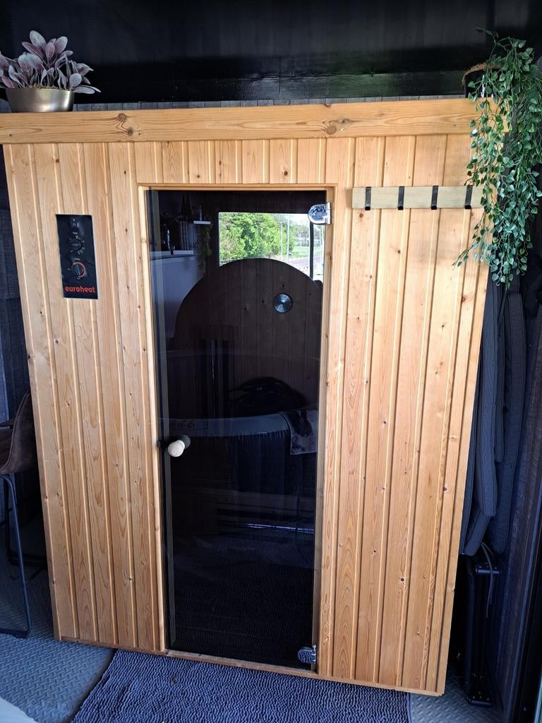 2 persoons sauna, Ophalen of Verzenden, Gebruikt, Complete sauna