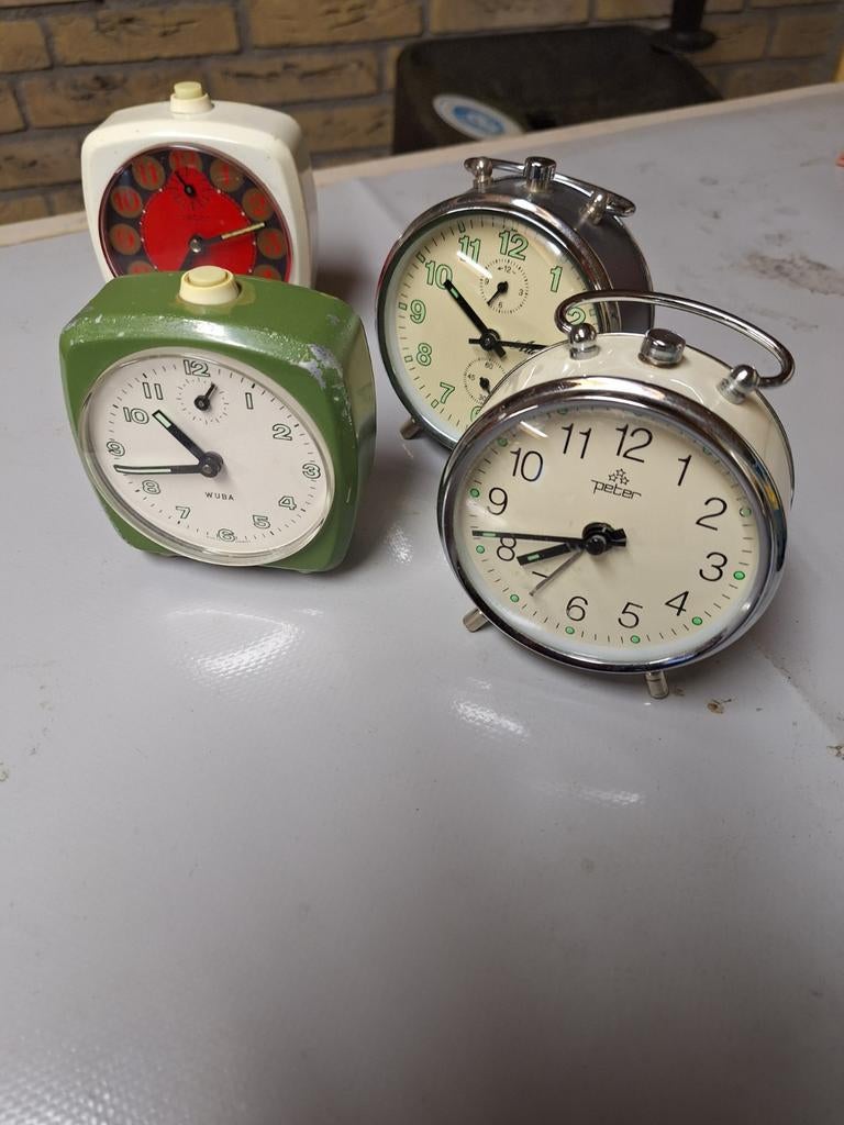 4 wekkers, werking onbekend, Ophalen of Verzenden