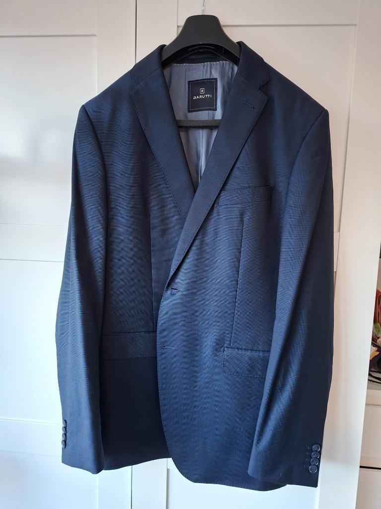 Barutti colbert donkerblauw – Super 120’s wol – maat 58, Ophalen of Verzenden, Zo goed als nieuw, Maat 56/58 (XL), Blauw