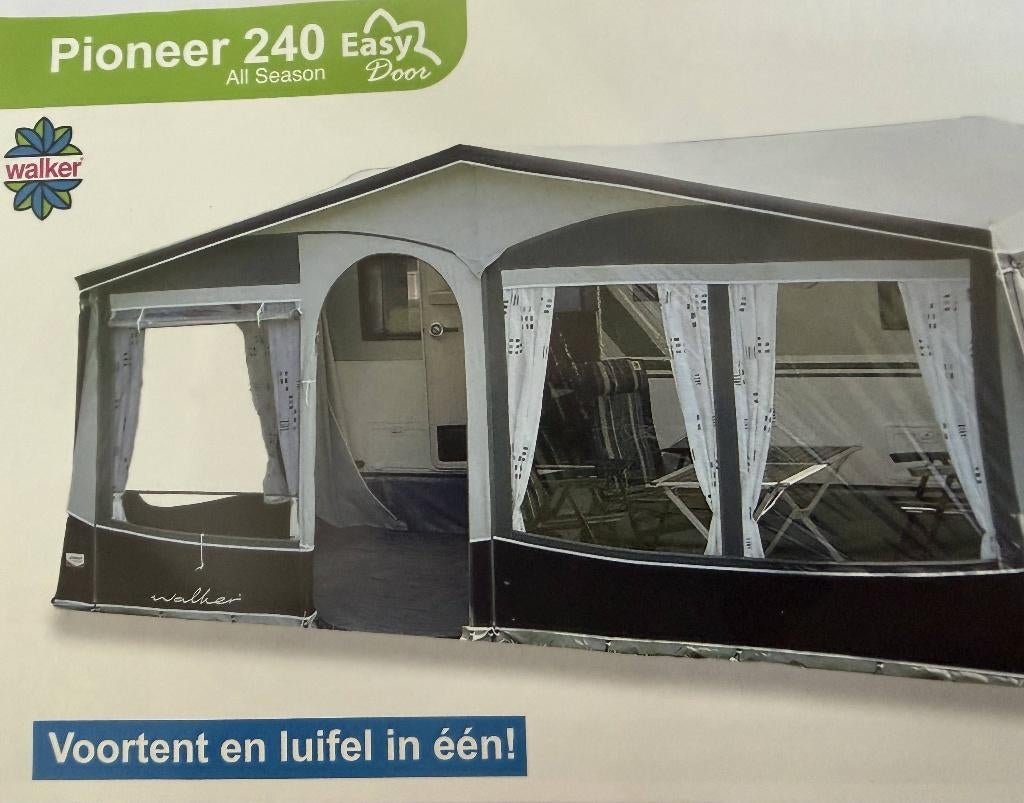 all season voortent/ luifel  Walker Pioneer maat 900-930, Ophalen, Zo goed als nieuw, Ten Cate All Season 240g/m2, Walker Campingstyle