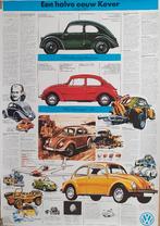 VW- halve eeuw Kever - 1936-1985, Rechthoekig Staand, Verzenden, Zo goed als nieuw, A1 t/m A3