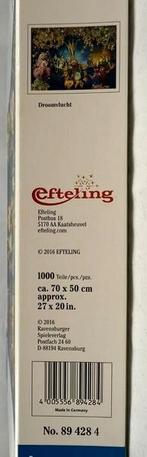 Efteling Ravensburger Puzzel 1000 Droomvlucht Compleet 2016, Coolsingel 104, 3011 AG Rotterdam, Netherlands, Verzenden, Meer dan 50 stukjes