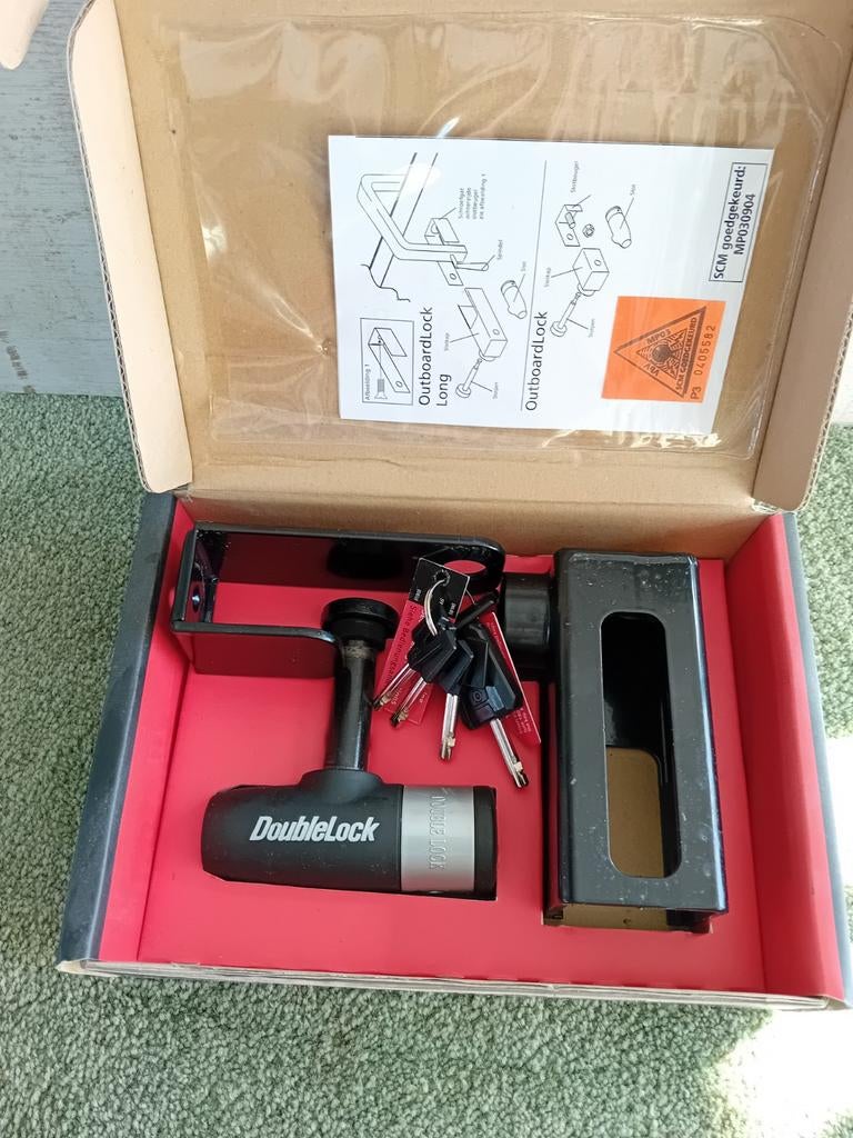 DoubleLock buitenboordmotorslot SCM gekeurd, Ophalen