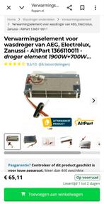 Verwarmingselement wasdroger AEG Electrolux Zanussi, Ophalen of Verzenden