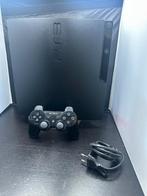 Sony PlayStation 3 (PS3) Slim met controller en kabels, Gebruikt, A, Ophalen of Verzenden, S