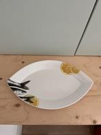 PPD Porseleinen Vissen Bordje - Ovale Serveerschaal, Huis en Inrichting, Ophalen of Verzenden, Zo goed als nieuw, Bord(en), Overige stijlen