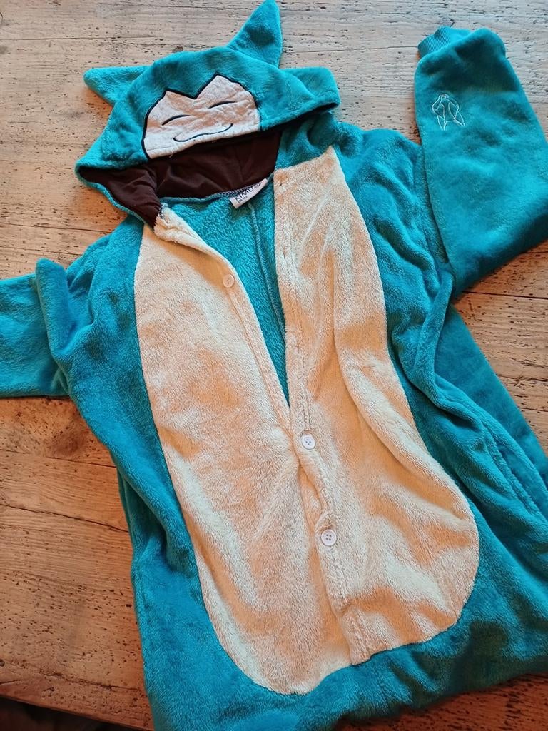 Snorlax Pokémon Onesie - Maat 146/152 - Nette Staat, Ophalen of Verzenden, Zo goed als nieuw, 146 t/m 152, Jongen of Meisje