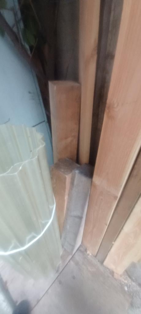 Balken hardhout, Tuin en Terras, Palen, Balken en Planken, Ophalen of Verzenden, Zo goed als nieuw, Hardhout, 180 tot 250 cm