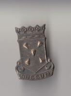 Bussum Stadswapen broche, Gebruikt, Niet vindbaar, Niet vindbaar, Speldje of Pin