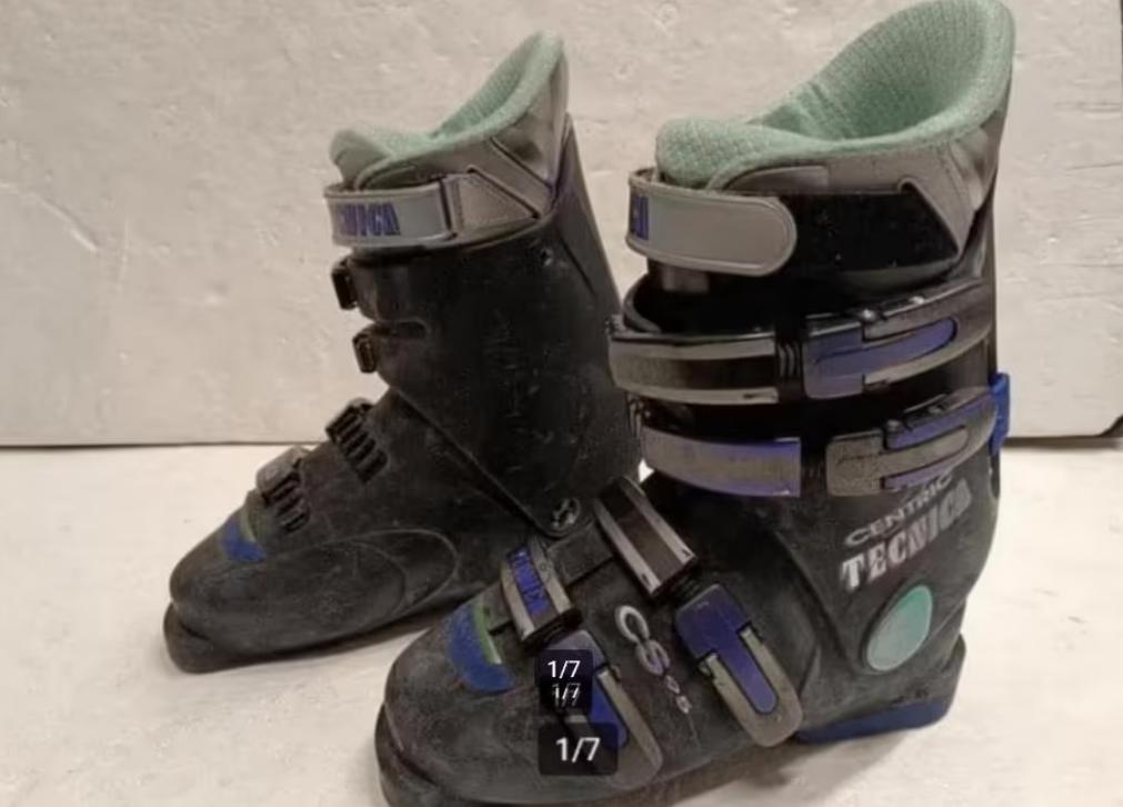 Tecnica centric skischoenen maat 38 vintage, Sport en Fitness, Skiën en Langlaufen, Overige merken, 160 tot 180 cm, Gebruikt, Schoenen