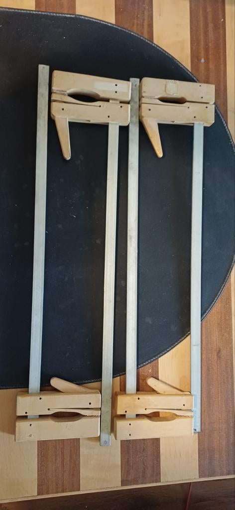 Houten lijmklemmen 4 stuks, Doe-het-zelf en Verbouw, Ophalen, Gebruikt