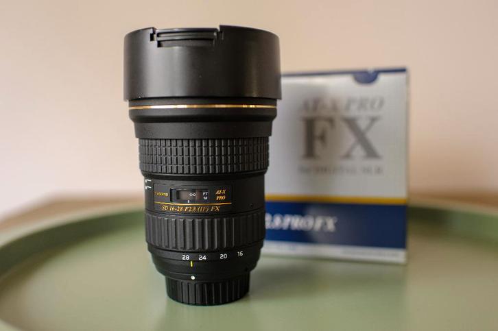 Tokina 16-28mm F/2.8 AT-X Pro FX Nikon Groothoeklens, Audio, Tv en Foto, Fotografie | Lenzen en Objectieven, Zo goed als nieuw