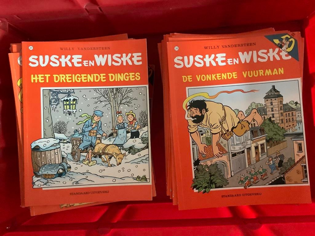 Suske en Wiske ruim 220 stripalbums voor één prijs., Verzamelen, Stripfiguren, Suske en Wiske, Zo goed als nieuw, Boek of Spel