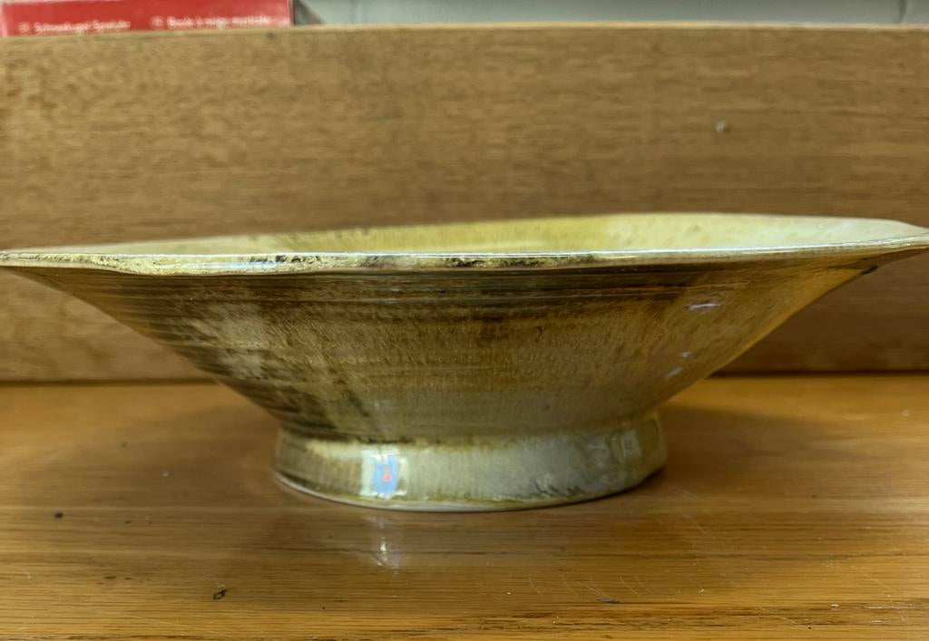 Unieke Aardewerk Schaal van Pottenbakkerij Texel, Antiek en Kunst, Ophalen of Verzenden