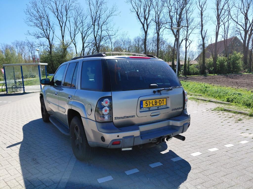 Chevrolet Trailblazer 4.2 L6 AUT 2002 Grijs, Auto's, Trailblazer, 147 €/maand, 6 cilinders, Te koop