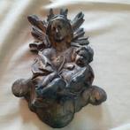 Antieke wandecoratie "Maria met kind", Ophalen of Verzenden