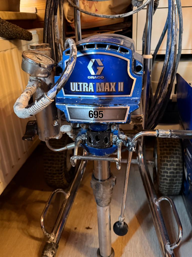 Graco 696 ultra max II, Doe-het-zelf en Verbouw, Schildersmaterialen, Zo goed als nieuw, Overige typen, Ophalen