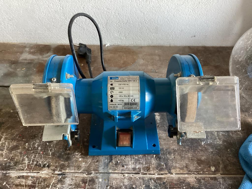 Slijpmachine  GDS 125 A, Ophalen, Gebruikt, Minder dan 700 watt, Werkbankslijpmachine