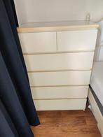 Ikea Malm ladekast wit met 6 lades, Huis en Inrichting, Kasten | Ladekasten, Ophalen, 5 laden of meer, 50 tot 100 cm, Minder dan 100 cm