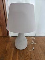 Grijze tafellamp met stoffen kap, Ophalen