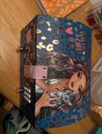 TOPModel Sieradendoos met Code en Muziek, Gebruikt, Blauw, Ophalen of Verzenden, Met slot