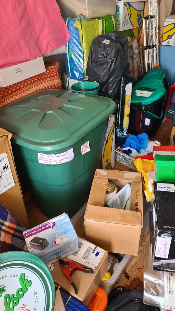 verkoop van spullen halve garage vol tot tot 30-4-26, Diversen, Rommelmarktspullen, Ophalen, Gebruikt