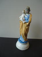 antiek Sint-Jozef met Kind, Andenne porselein handpainted, Antiek en Kunst, Ophalen of Verzenden