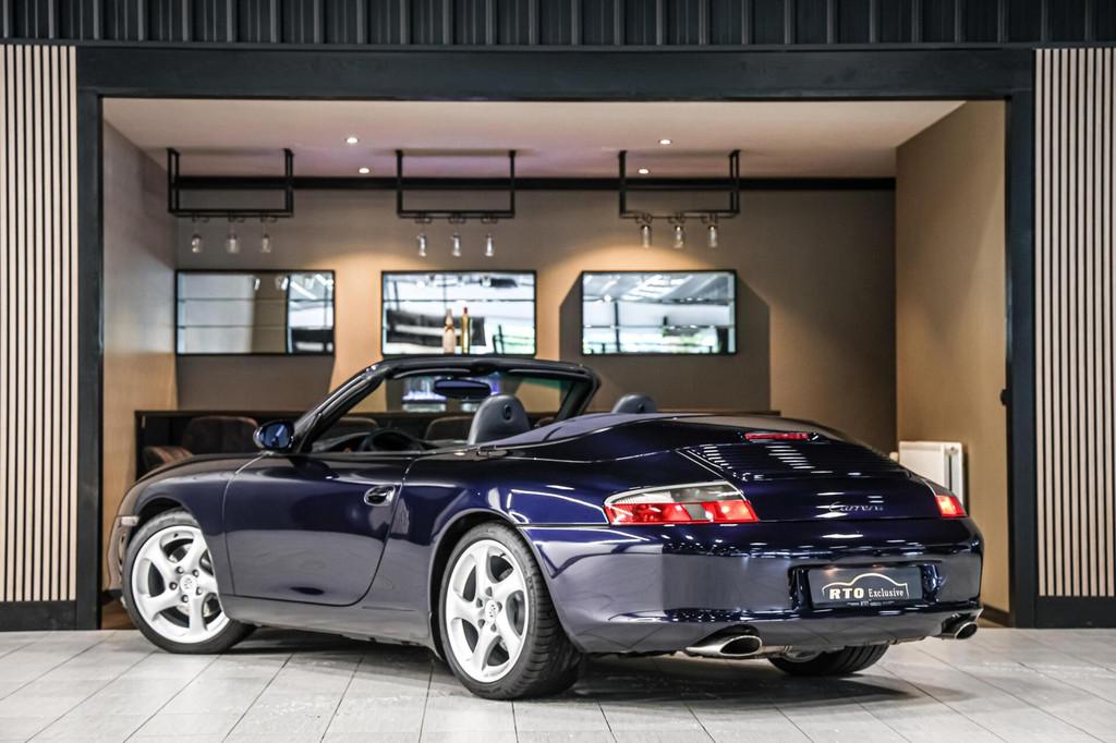 Porsche 911 Cabrio 3.6 Carrera|Topstaat|18"|Cruise|Hardtop, Achterwielaandrijving, Gebruikt, Leder, Bedrijf