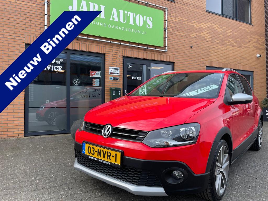Volkswagen Polo 1.2 TSI Cross 5drs zeer mooi (bj 2010), Voorwielaandrijving, Euro 5, Stof, Zwart