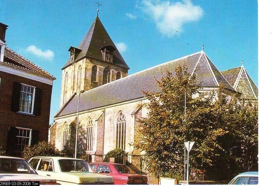Ansichtkaart	Delden	NH Kerk, Verzamelen, Verzenden, 1960 tot 1980, Gelopen, Overijssel
