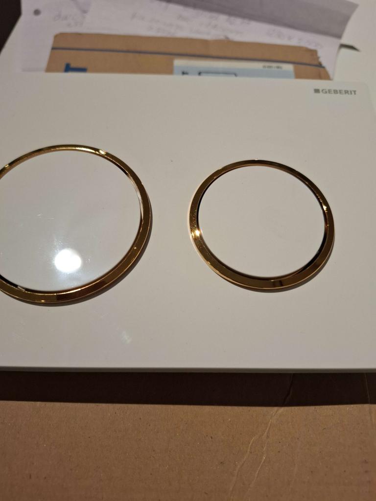 Up100 drukplaat, Niet ingevuld, Nieuw, Toilet, Niet ingevuld