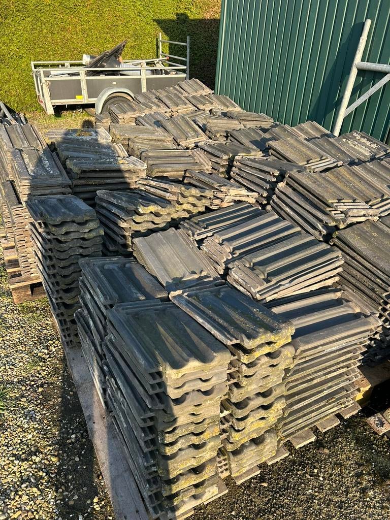 Mulden dakpannen afkomstig van woonboerderij uit 1913, Ophalen, Gebruikt, Steen of Klei, 15 m² of meer