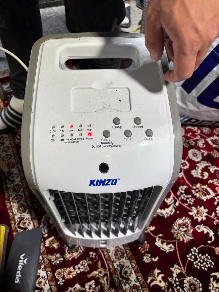 Kinzo Airco - Nieuw in doos, Witgoed en Apparatuur, Minder dan 60 m³, Timer, Nieuw, 3 snelheden of meer