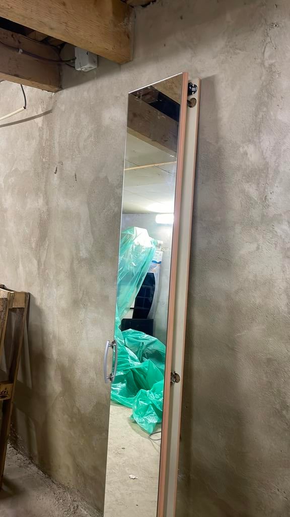 2 spiegels deuren, Ophalen, Zo goed als nieuw, 25 tot 50 cm