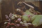 frankrijk 1910 man vrouw verliefd rozen seringen, Ophalen of Verzenden, Voor 1920, Gelopen, Overige thema's