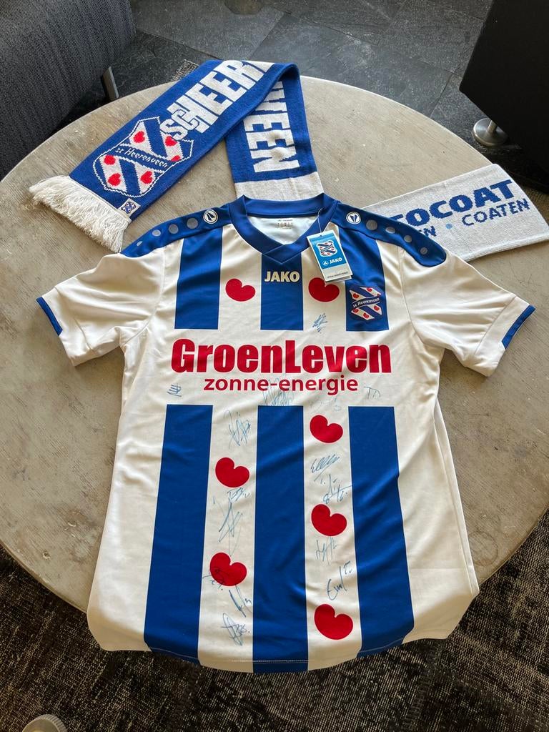 SC Heerenveen Thuisshirt 2023/2024 Gesigneerd Maat L, Maat L, Ophalen, Nieuw, Shirt