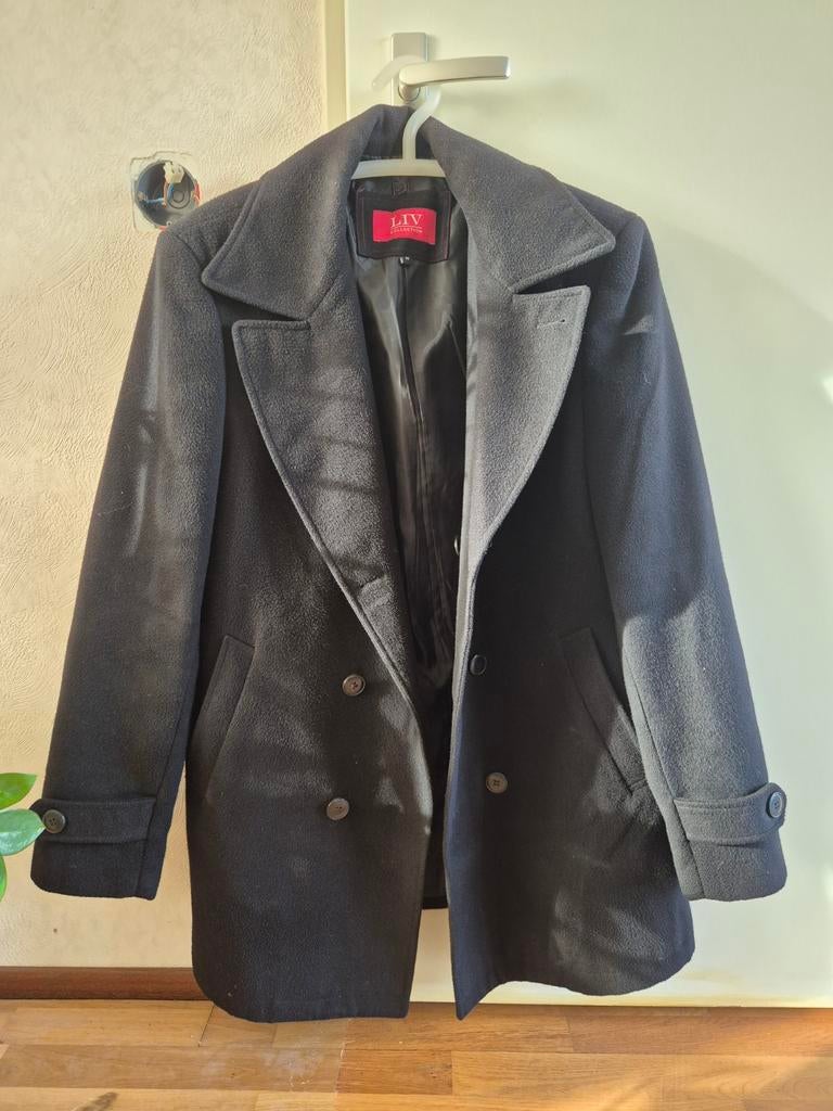 Heren jas Liv Collection maat 52, Kleding | Heren, Ophalen of Verzenden, Maat 52/54 (L), Zwart
