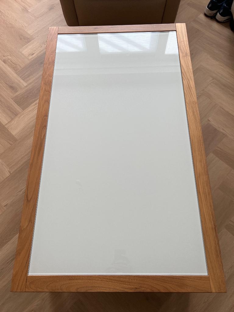 Hülsta Salontafel, Huis en Inrichting, Tafels | Salontafels, Ophalen, Glas, 100 tot 150 cm, 50 tot 100 cm