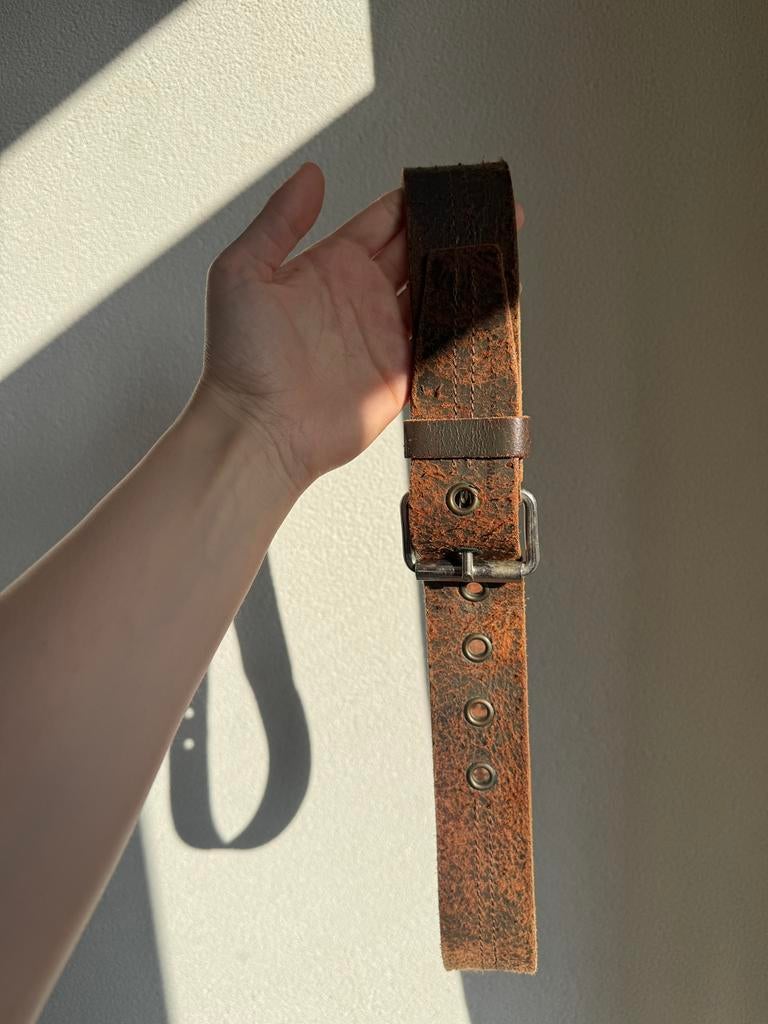 PME Jeans bruine echt leren riem, Kleding | Heren, Riemen en Ceinturen, 95 tot 105 cm, Bruin, PME, Echt leder