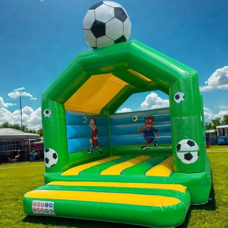 Springkussen Voetbal huren, Hobby en Vrije tijd, Feestartikelen | Verhuur, Ophalen, Zo goed als nieuw, Overige