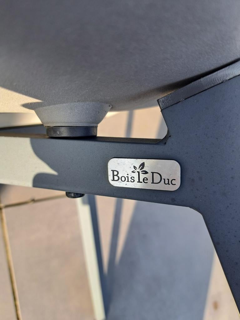 Kuipstoelen, 6 stuks, wit en antraciet, gratis af te halen, Ophalen, Gebruikt, Kunststof