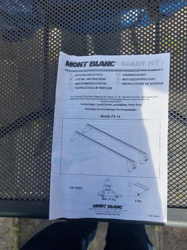 Te koop dak dragers Mont Blanc Ready Fit 14., Ophalen of Verzenden