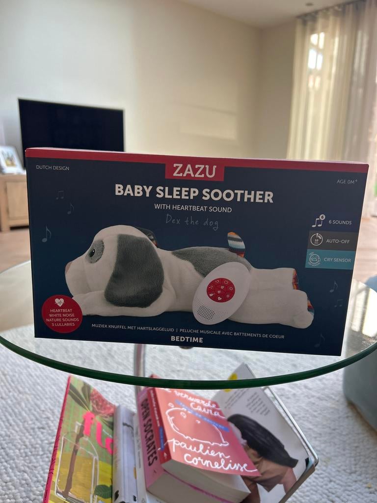 Zazu Baby Sleep Soother Dex de Hond - Muziek Knuffel, Ophalen of Verzenden, Nieuw, Overige typen, Met geluid